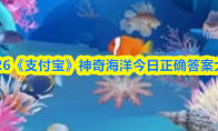 2026《支付宝》神奇海洋今日正确答案大全
