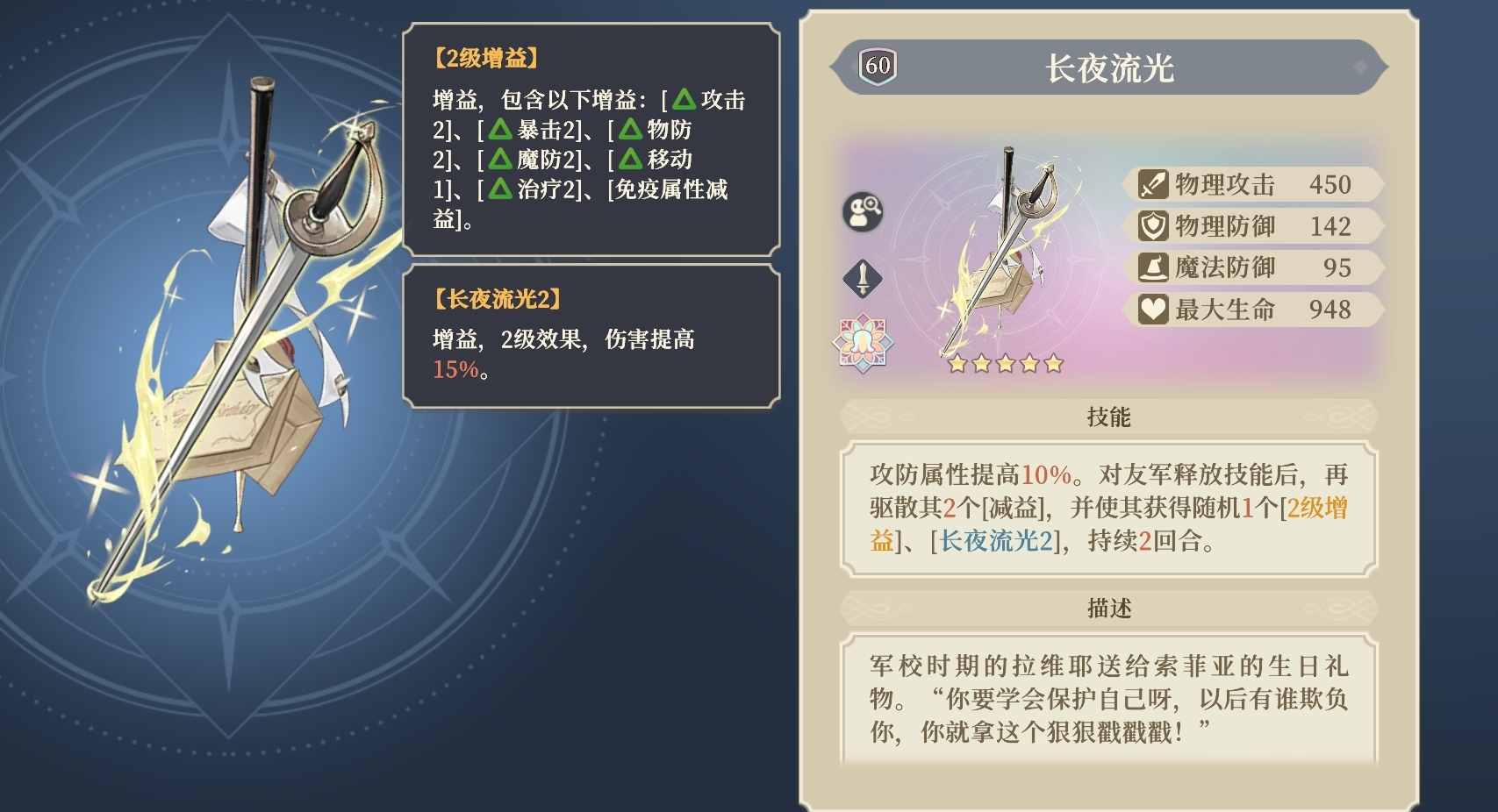 《铃兰之剑：为这和平的世界》专武图鉴点评