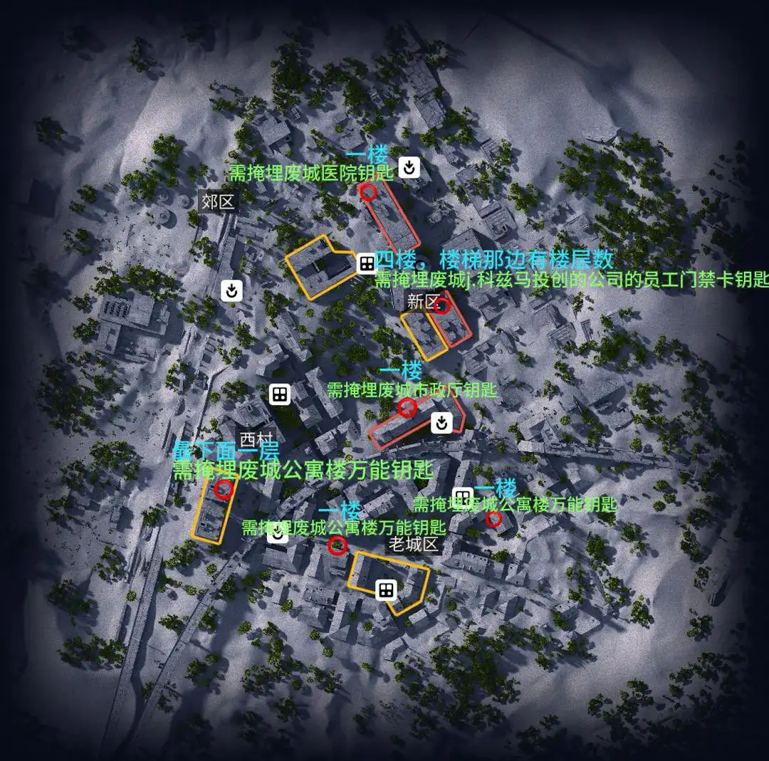 《ARC Raiders》掩埋废城钥匙位置分享