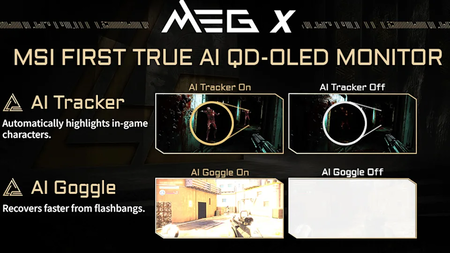 新AI硬件外挂?微星CES上展出可降低闪光弹影响显示器