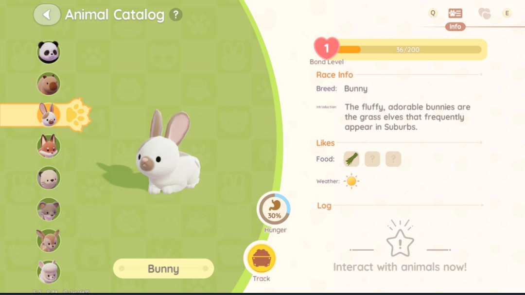 《心动小镇》兔子位置及喜爱食物分享