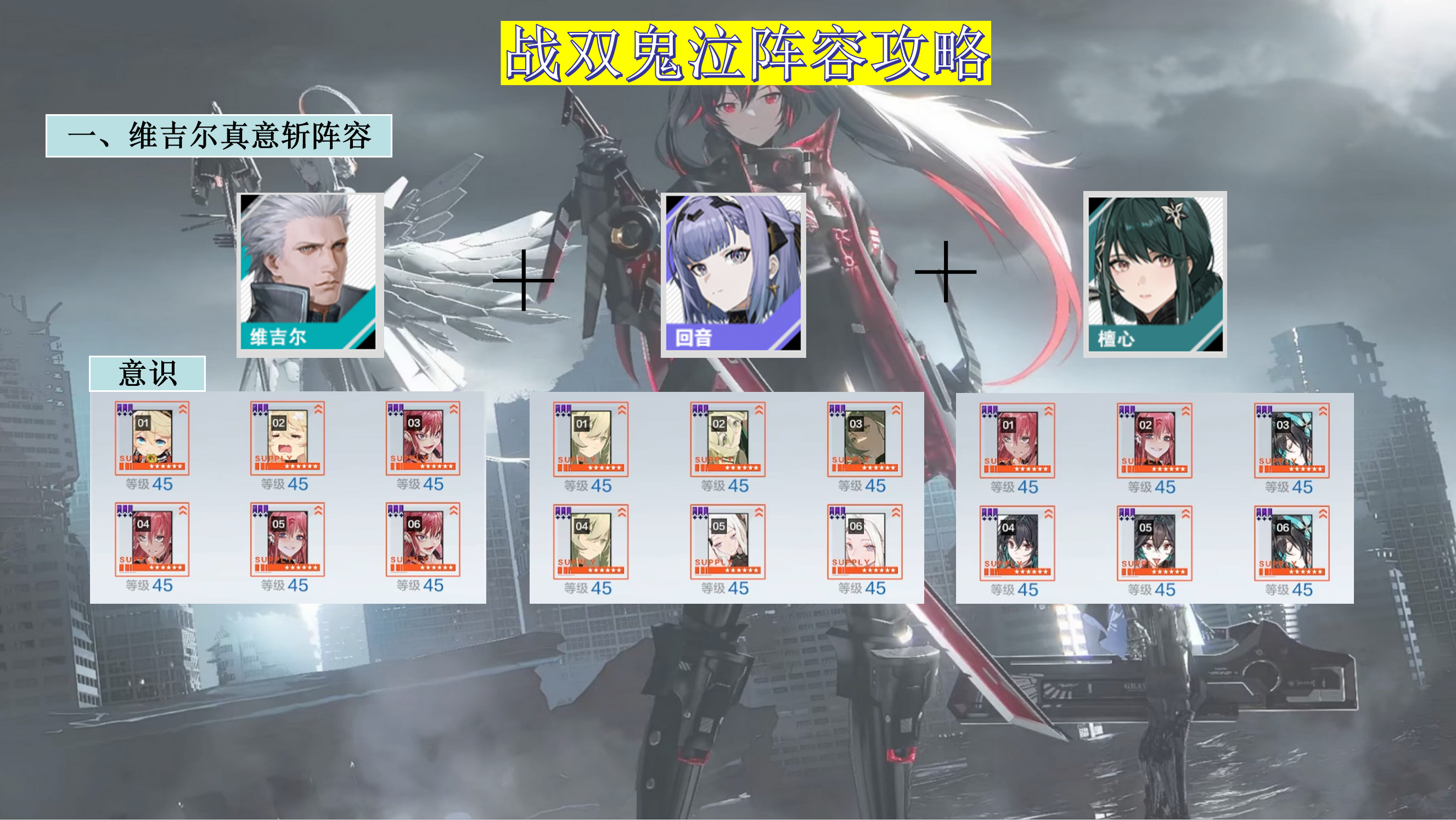 《战双帕弥什》维吉尔阵容思路