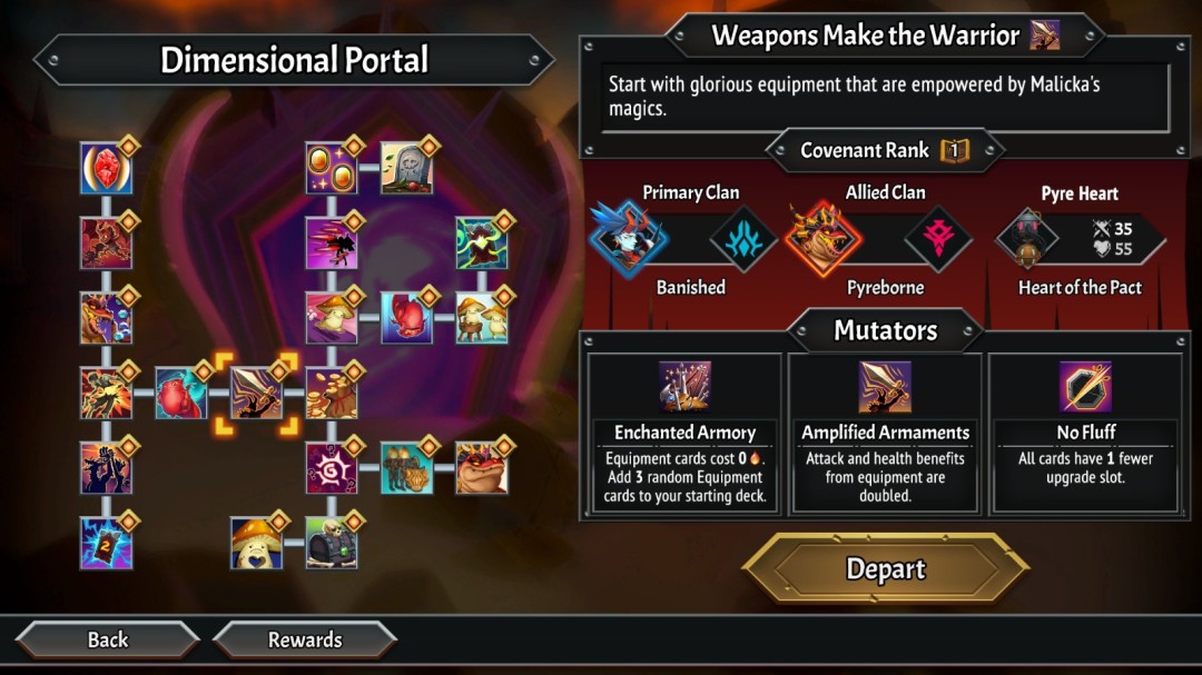 《怪物火车2》武器成就勇士挑战介绍