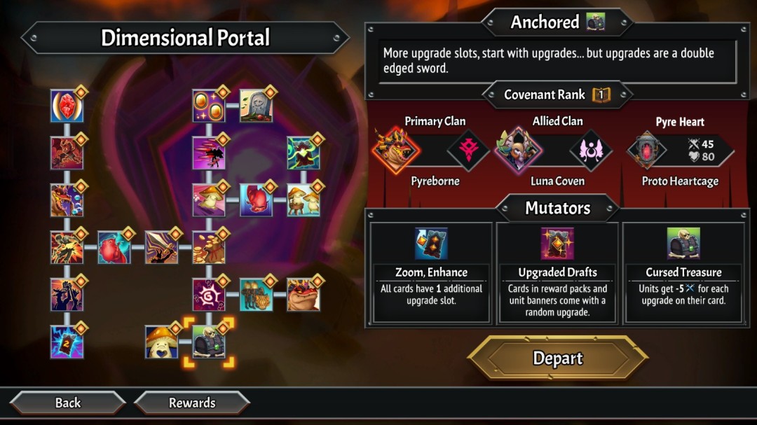 《怪物火车2》锚定挑战介绍