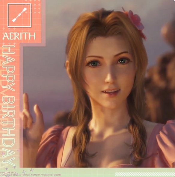 《最终幻想7》爱丽丝迎41岁生日！大量粉丝晒COS庆祝(图1)