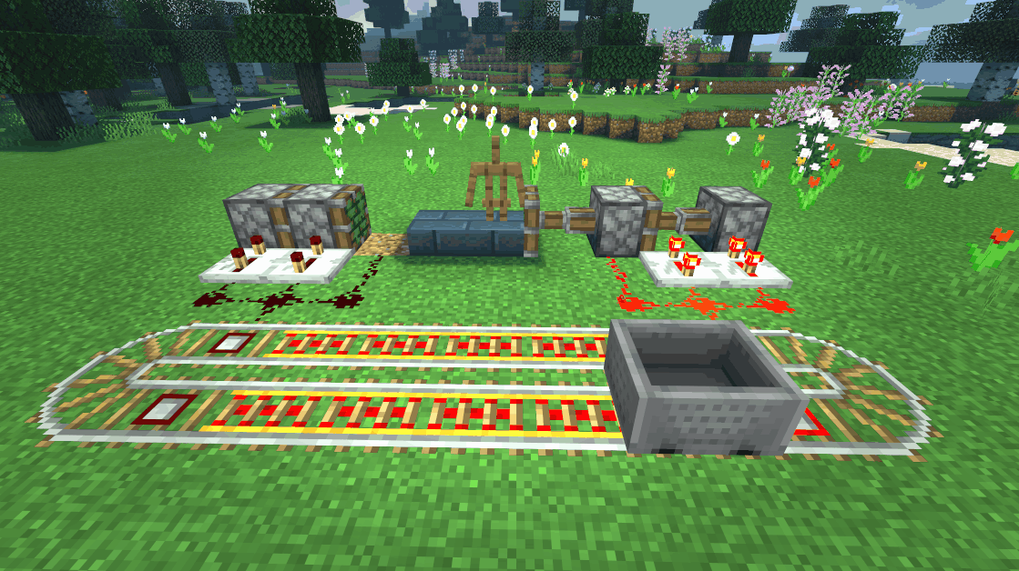 《我的世界：移动版》射术练习场搭建方法