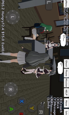 
校园女生模拟器 英文版内置菜单