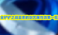 金铲铲之战亚索的剑艺属性效果一览