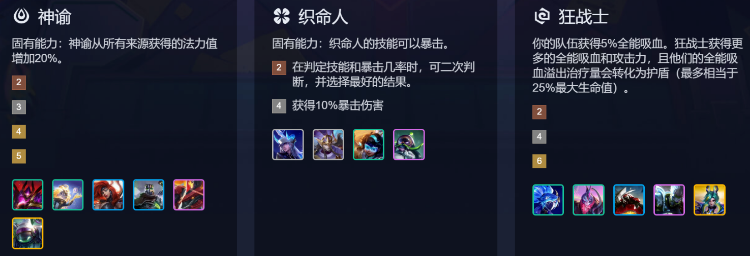 金铲铲之战S17全羁绊效果汇总(图11)