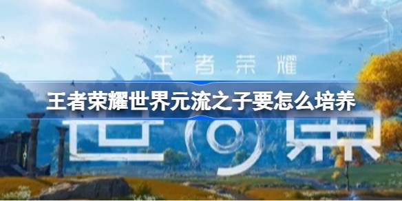 王者荣耀世界元流之子要怎么培养 王者荣耀世界元流之子流脉选择与装备配队推荐(图1)