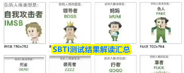 SBTI测试结果解读汇总