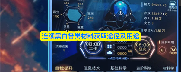 连续黑白各类材料获取途径及用途