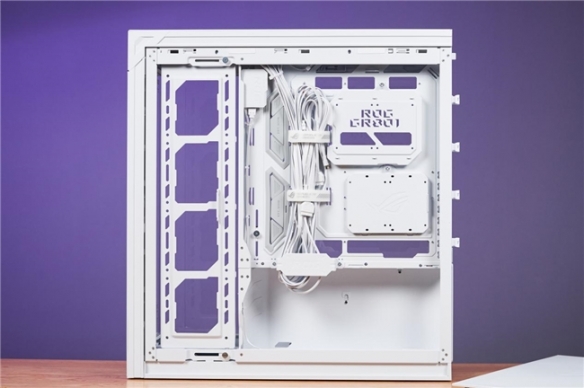 ​全新白色ROG幻世神海景房机箱即将登场，打造纯白桌搭新体验(图5)