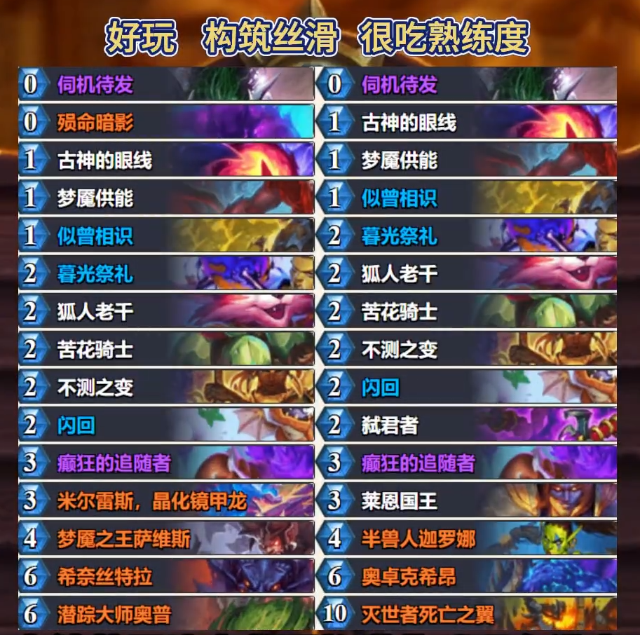 炉石传说标准灌兆贼卡组怎么搭配 炉石国服登顶灌兆贼卡组4月2026(图2)