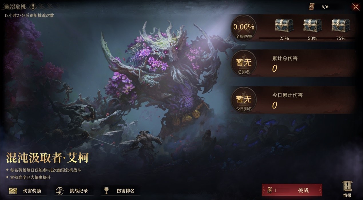 决战混沌汲取者！S6异界探索“幽沼危机”情报全公开