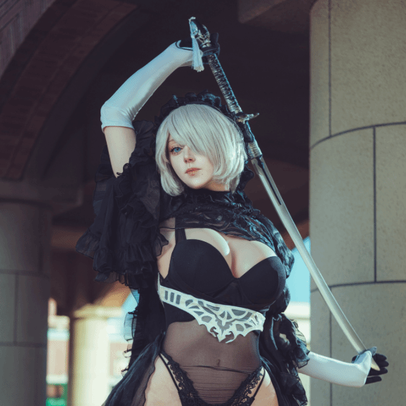 《尼尔：机械纪元》2B绝美COS美图：这也太大大大了！(图2)