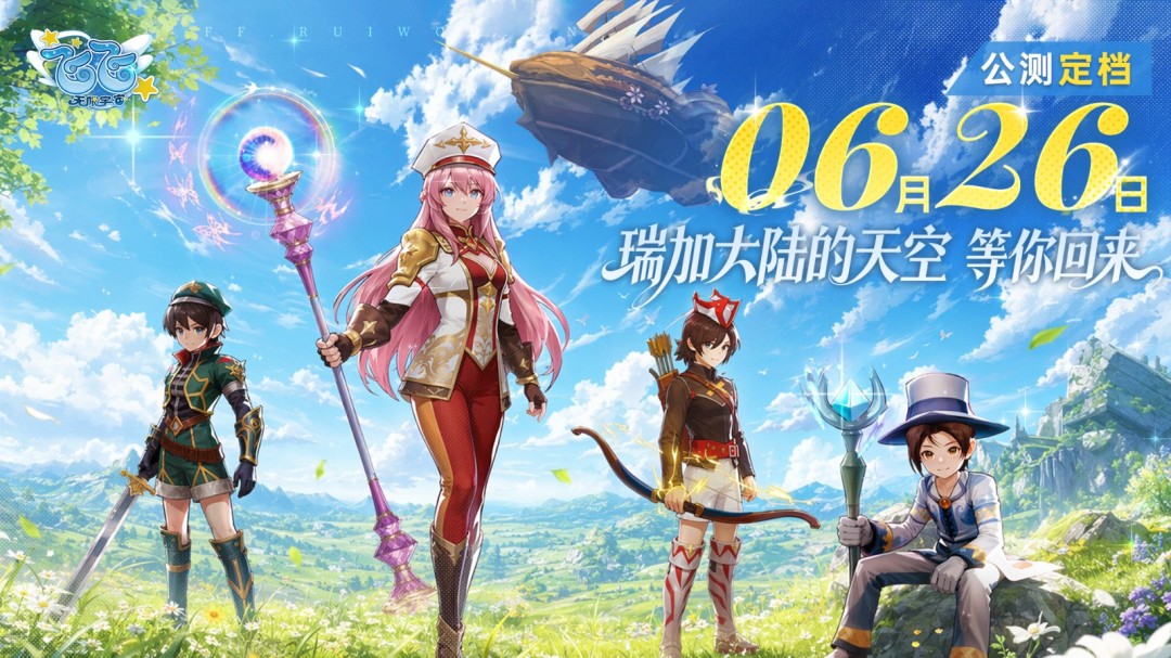 《飞飞：无限宇宙》公测定档6月26日：那片天空，如期而至