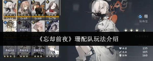 《忘却前夜》珊配队玩法介绍